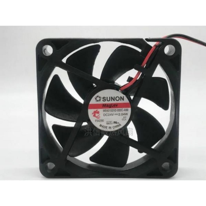 SUNON ME60152V2000CA99 CPU 쿨러 선풍기 높은 풍량 냉각 DC 24V 6cm 60x60x15mm