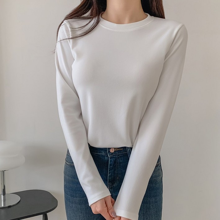 베로 여성 기모 긴팔티셔츠