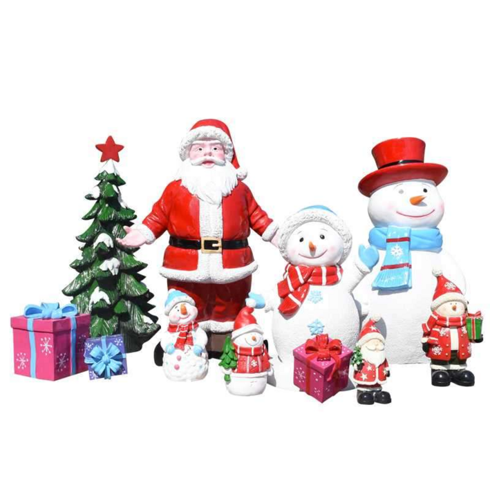 크리스마스 장식 눈사람 초대형 모형 산타 카페 식당 - 쇼핑뉴스