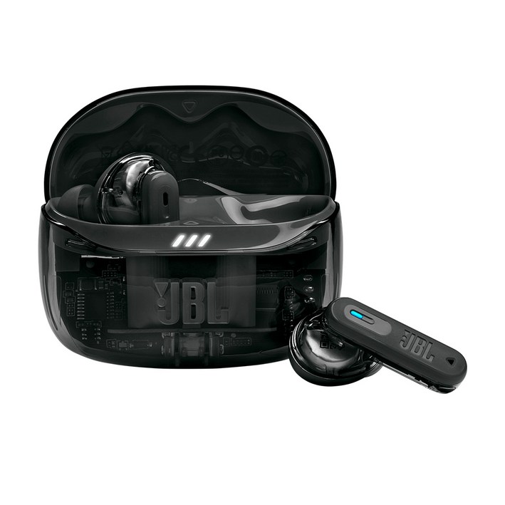 삼성공식파트너 JBL TUNE BEAM2 무선 블루투스 이어폰 커널형 노이즈캔슬링 사운드 최대 48시간 IP54 Google Fast Pair 전용앱 가성비 무선이어폰, JBLTBEAM2, 고스트블랙
