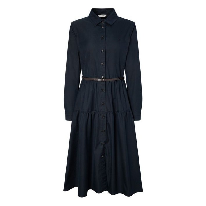 백화점정품 25년NEW 헤지스레이디스 HAZZYS 긴팔 원피스 네이비 HSDR5D803