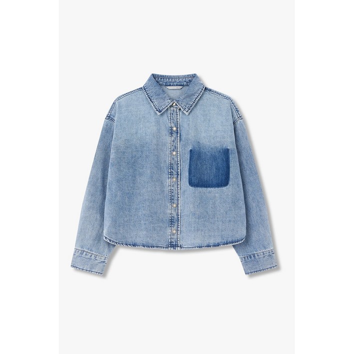 (( 지컷))  디자인 포켓 데님 셔츠 7225355700 뉴코아일산