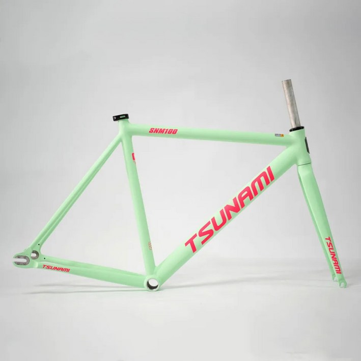 쓰나미 SNM100 프레임 세트 700C 알루미늄 고정 기어 프레임 포크 Fixie 자전거