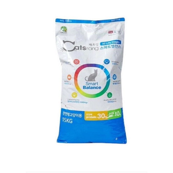 캐츠랑 대용량 고양이사료 스마트 밸런스, 15kg, 1개