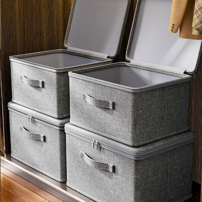 레디박스 대용량 손상 걱정없는 지퍼 커버형 다용도 수납 이불 의류 옷 정리함