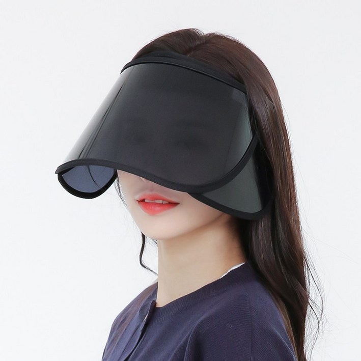 마인드맵 국내제작 UV 자외선 차단 날개 썬캡 모자 여성패션