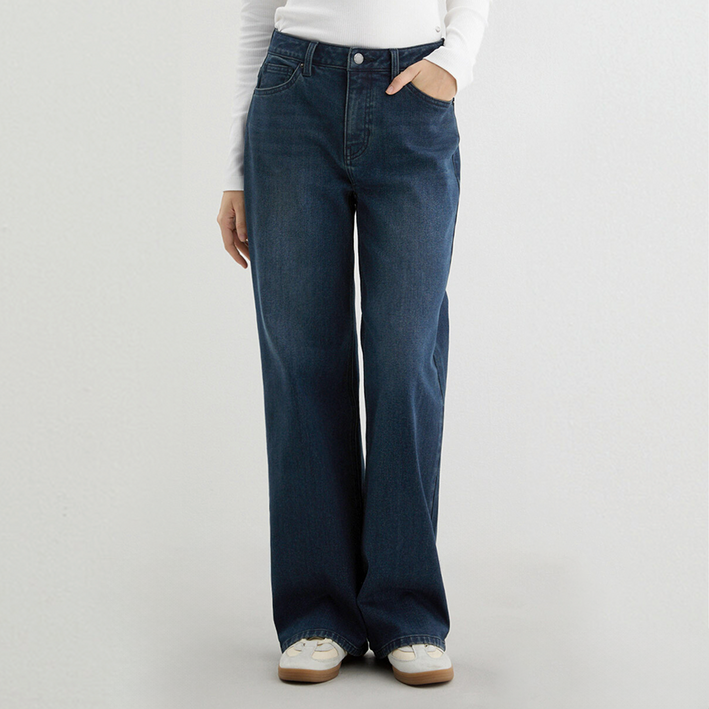 [백화점 정품] Guess 게스 여성 기모 와이드 팬츠