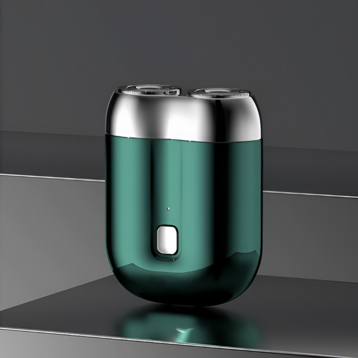 3초완성 독일기술 111 휴대용 전기면도기 미니 더블헤드 전기 면도기 스마트 방수 건습양용