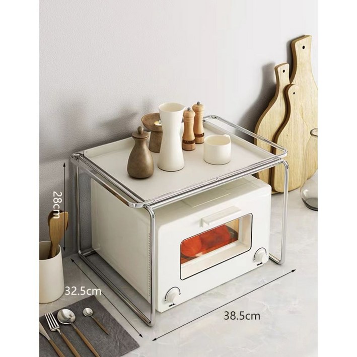 발뮤다토스터기선반 정리 랙 수납장 겸용 토스터 주방