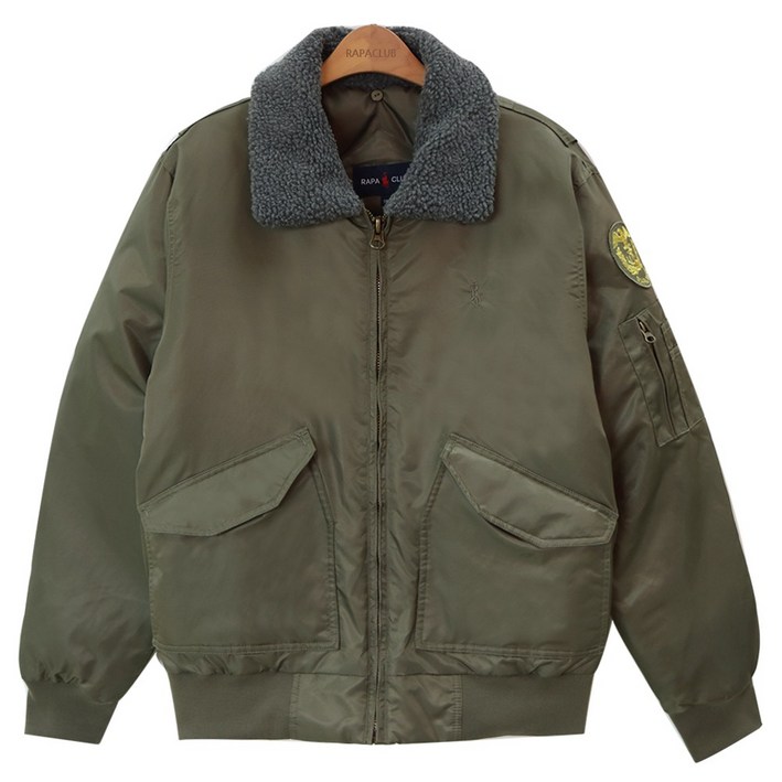 라파클럽 남녀공용 오리털 항공 점퍼 블루종