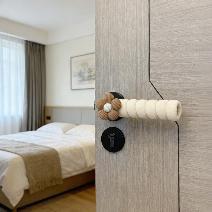 쬬린 플라워 문손잡이 보호쿠션 커버