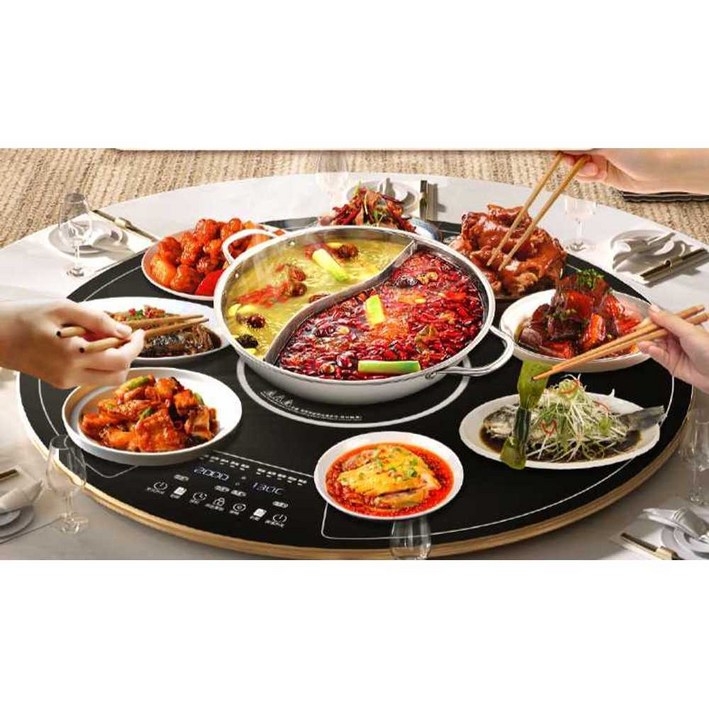 접이식 인덕션 보온 가열 식탁 반찬 폴딩 워머 테이블