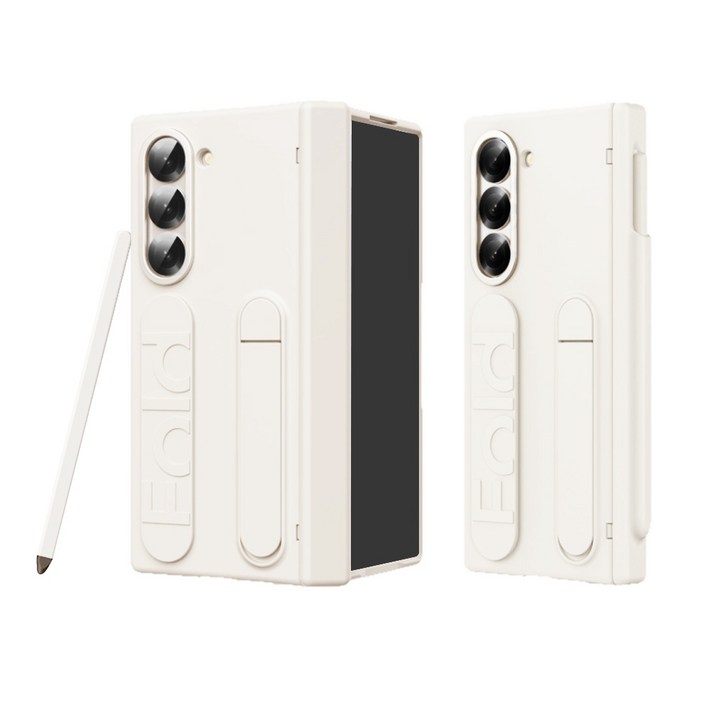 리네시 갤럭시 Z 폴드 슬림 힌지보호 풀커버 그립 스탠드 케이스 + S펜