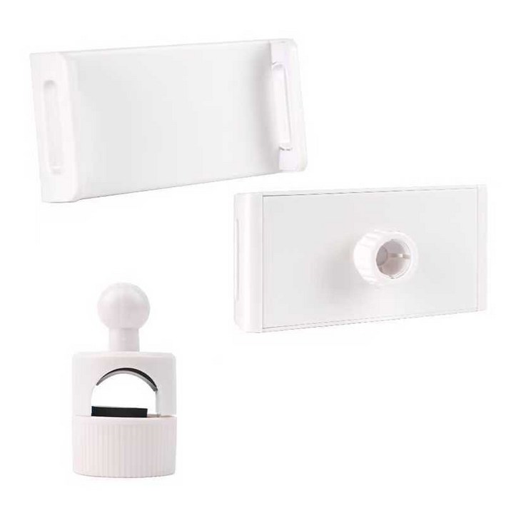 VANKIN 접이식 침대용 휴대폰 거치대 침대용 태블릿 거치대 높이 폭 조절 가능 듀얼 헤드 라이브 스탠드