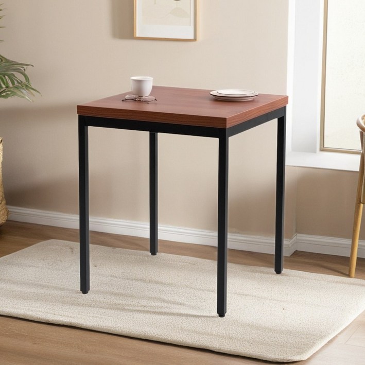 S시리즈 600 사각 2인 식탁 테이블 카페 주방 식탁 인테리어 커피숍 업소 상담 업소용, 네추럴