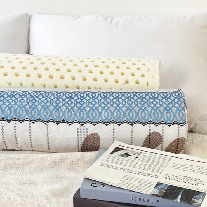 하비 천연라텍스 순면 바디필로우 1+1, 블루베리 1+1