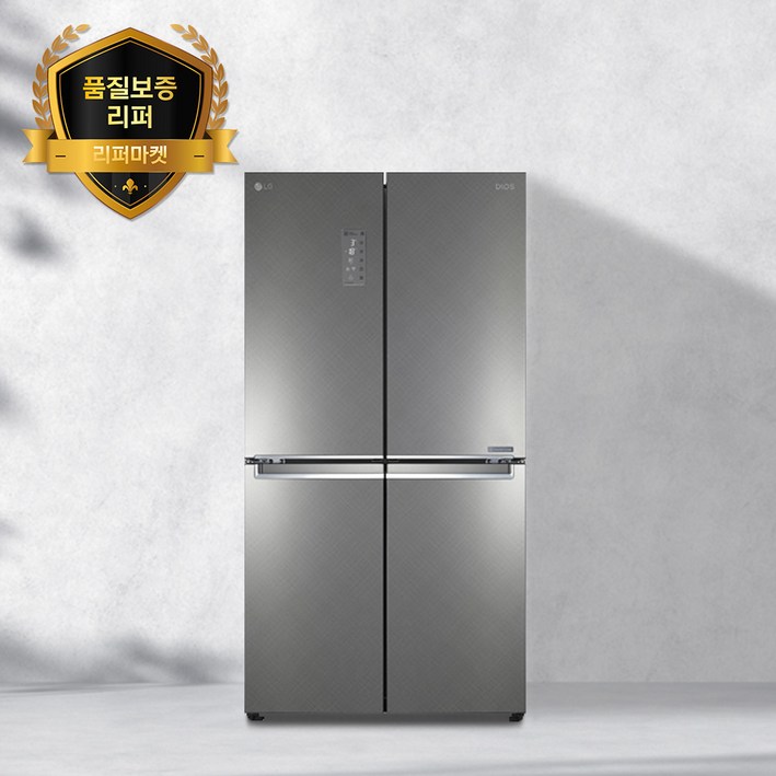 [품질보증리퍼] LG 메탈 4도어 800~870L 색상랜덤발송(F879SN53)/ 수도권 일부 무료배송설치 / 폐가전 무료수거, 최상급(가정용)