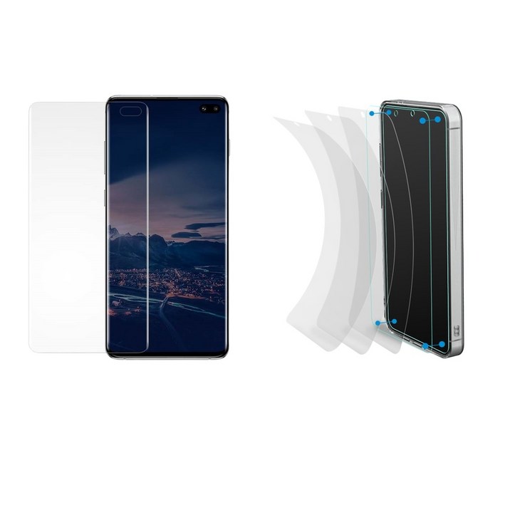 아이폰15 필름 풀커버 전면 (캔프 1매) TPU 우레탄 곡면 엣지 라운드 액정 보호 커버