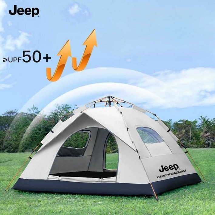 JEEP 돔 텐트 쉘터 야외 접이식 휴대용 사계절 텐트