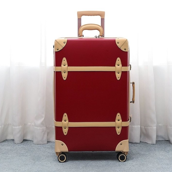 빈티지 캐리어 트롤리 인테리어 소품 이동 수납