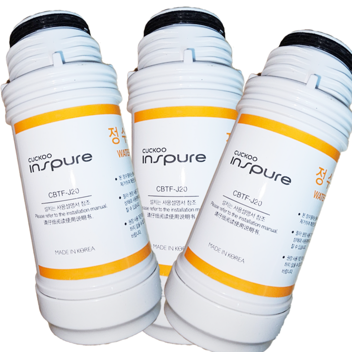 [정품] 쿠쿠 비데정수필터 CBT-JSB1041W 정품 1번 3개, JSB1041W, 3개
