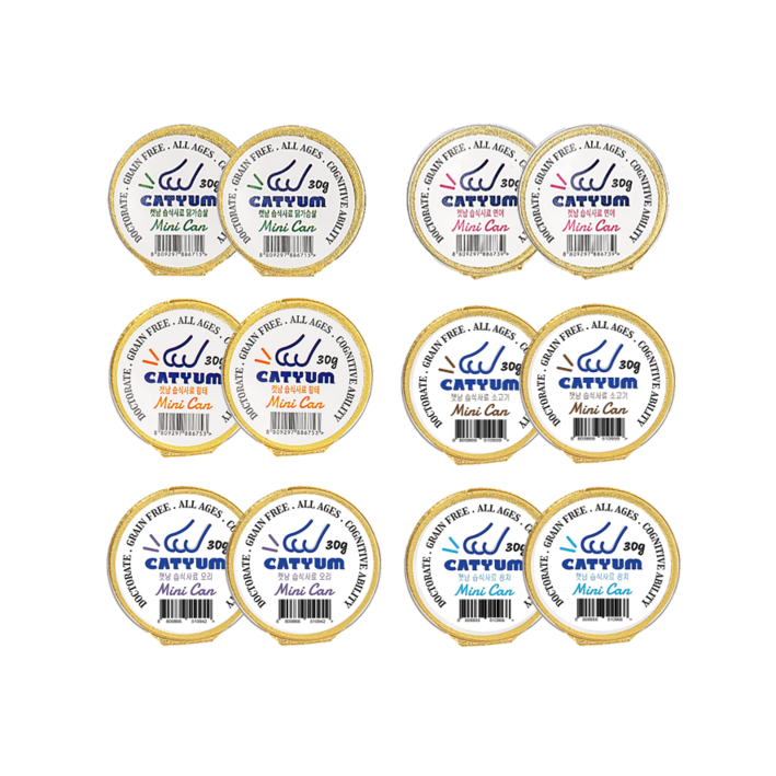 베러펫 캣냠 습식 고양이캔 고양이사료 닭가슴살연어황태소고기오리참치 30g, 12개, 12개
