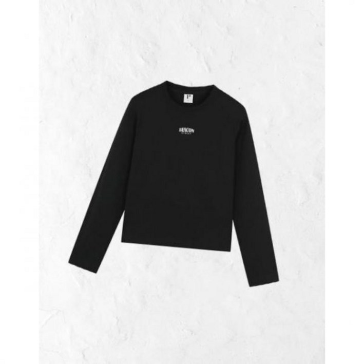 폴햄 여성 그래픽 크롭 긴팔티셔츠 PHE3TR2110 280561