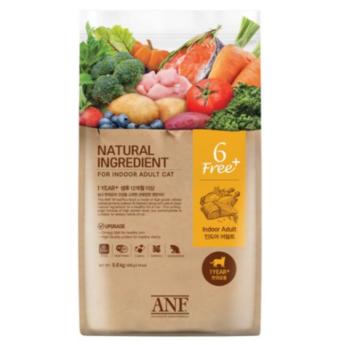 ANF 6free 어덜트 6kg 2kg 고양이 사료
