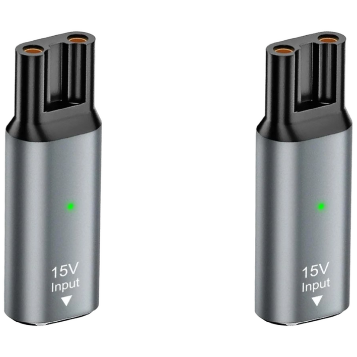 [1+1] C타입 필립스 전기면도기 호환 충전기 전기종 호환, 15V (2개)