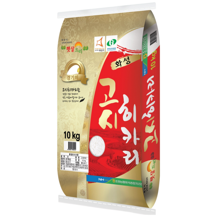 고시히카리 20kg10kg x 2개 경기도 조암농협 2024년 햅쌀, 경기도지사 인증쌀, 2개