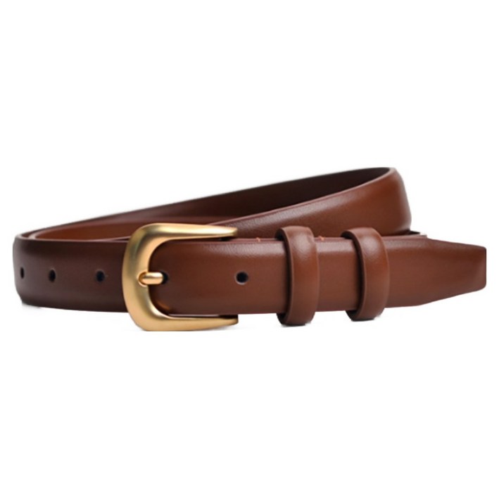 이지몰 데일리 여성 슬림 골드버클 정장 청바지 기본벨트