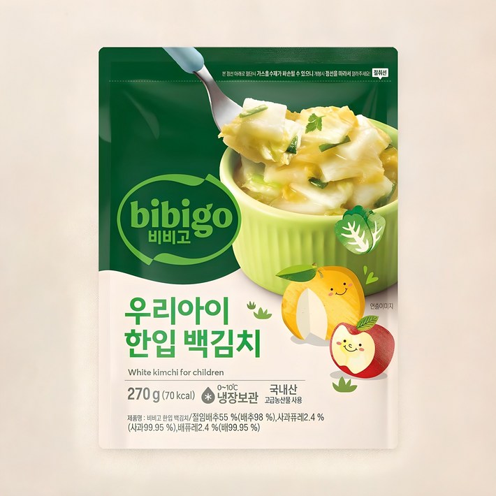 [로켓프레시] 비비고 우리아이 한입 백김치