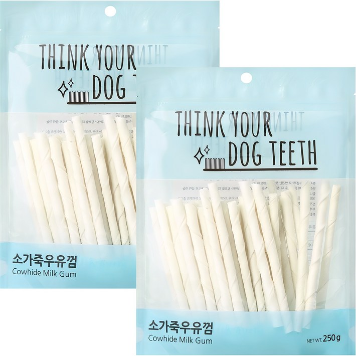 띵크유어도그티 강아지 우유껌 스틱형 44P