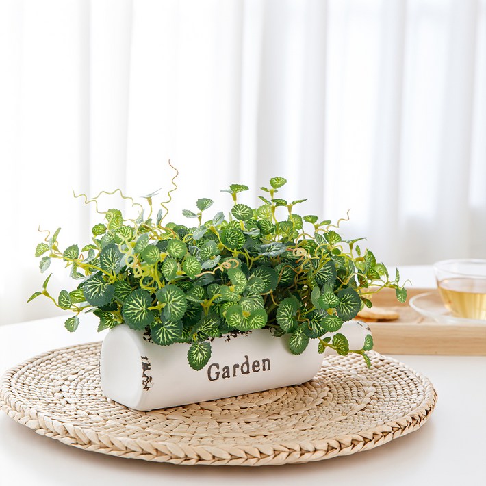 행복한마을 조화 가든보틀 화분