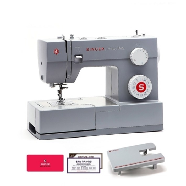 싱거 준공업용 슈퍼디럭스 미싱  전용확장 테이블  홈패션 교육수강증