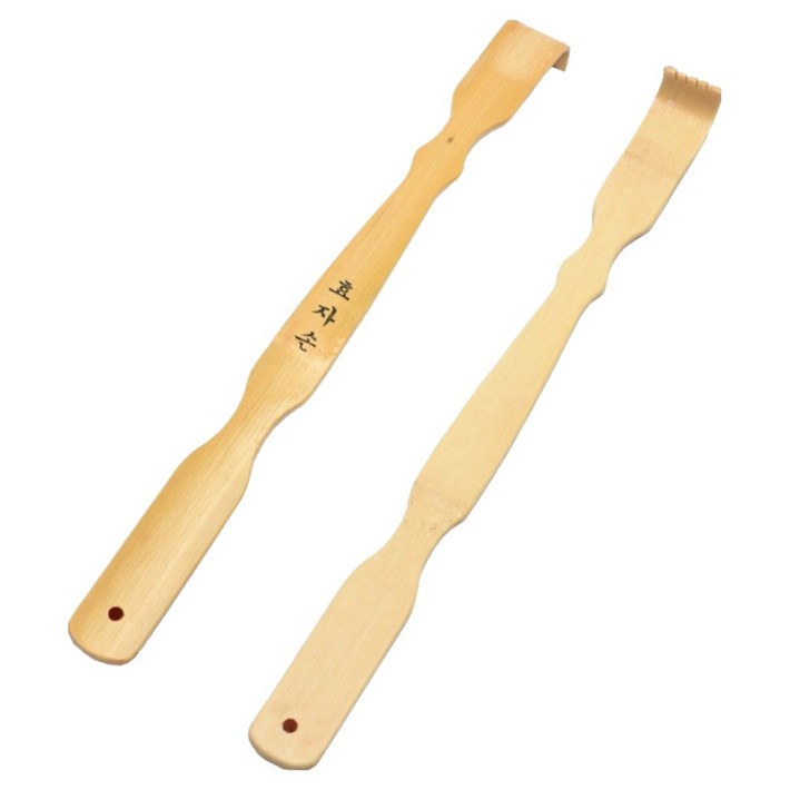 나홈 고급 대나무 효자손 45.5cm, 우드, 2개 나홈 고급 대나무 효자손 45.5cm, 우드, 2개