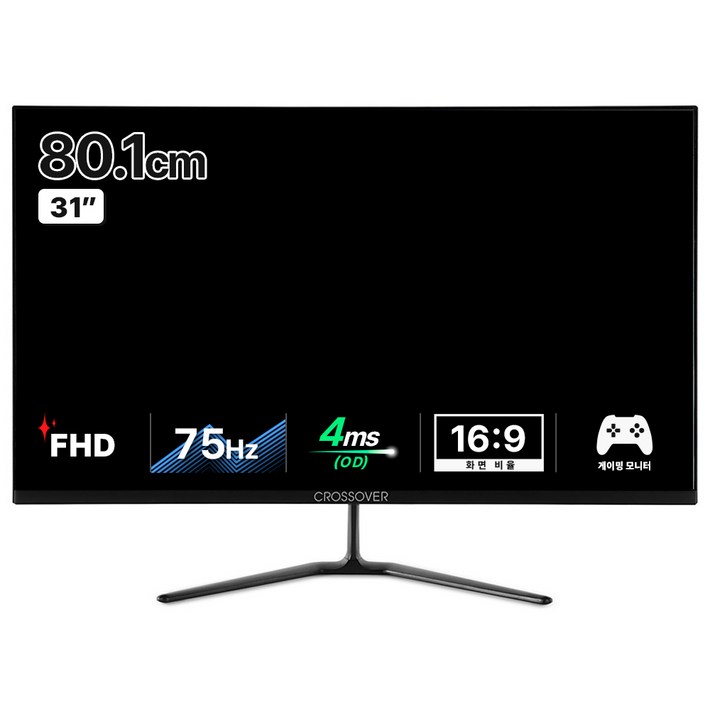 크로스오버 FHD IPS 리얼 75 모니터(무결점)