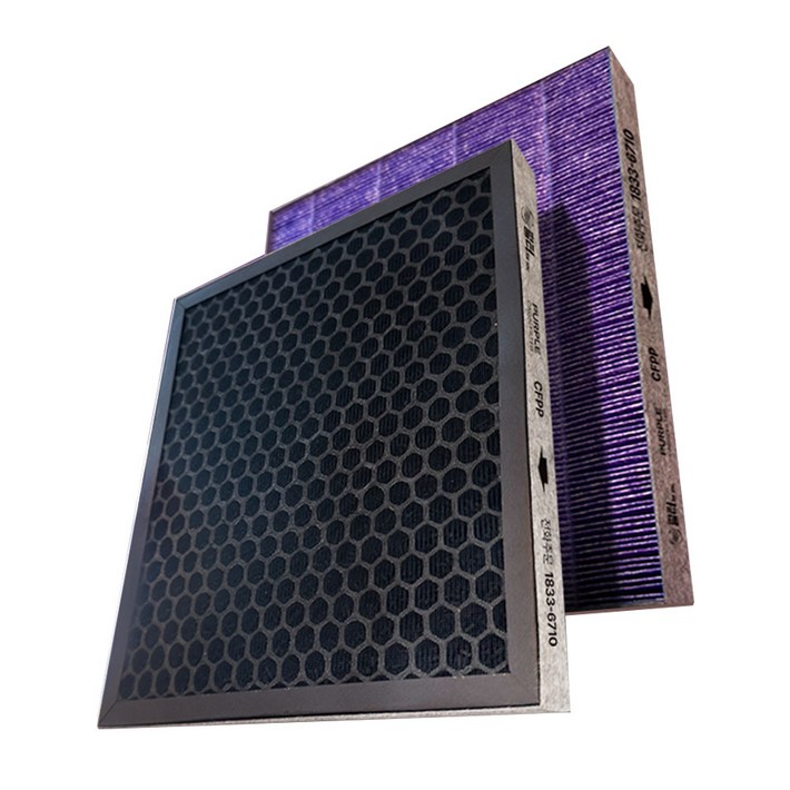 필터포유 첨착 활성탄 퍼플 자동차 에어컨 필터, CFPP003, 1개