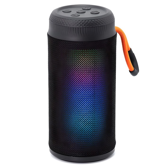 PLEIGO LED 패브릭 블루투스 스피커 BS15, BS15, 블랙