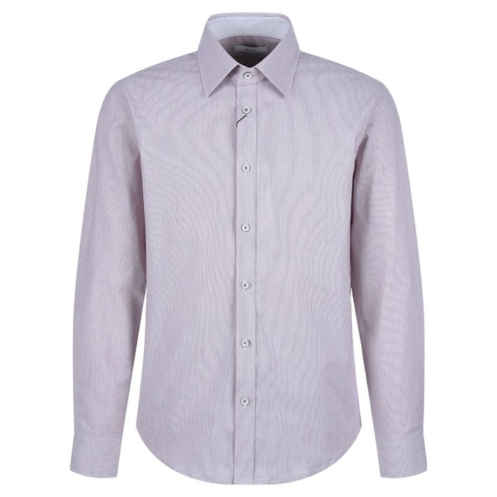 BON 남성용 멜란지 면 스판 세미 드레스 셔츠 BN2SBA358RE