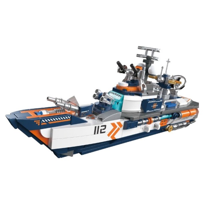 토이앤토이 차세대 핵순양함 호환 블럭, 혼합색상, 1개