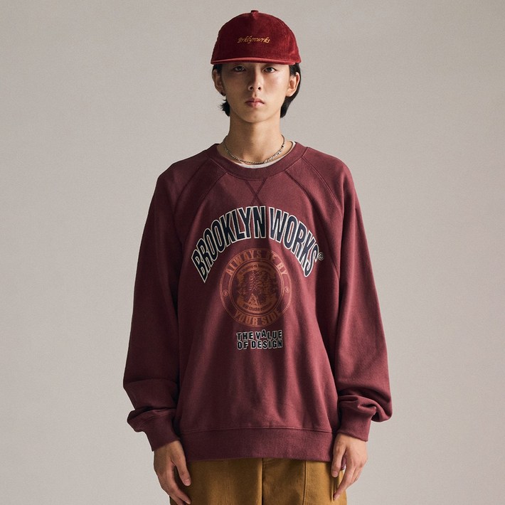 브루클린웍스 BW 아트웍 맨투맨