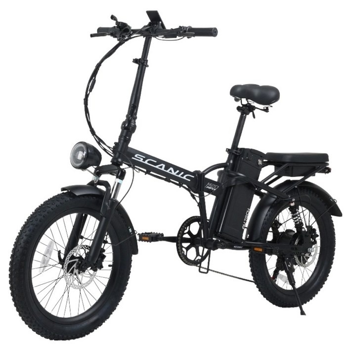 에이유테크 스카닉 접이식 전동 전기 자전거 20Ah M20 MAX 48V 고객직접설치