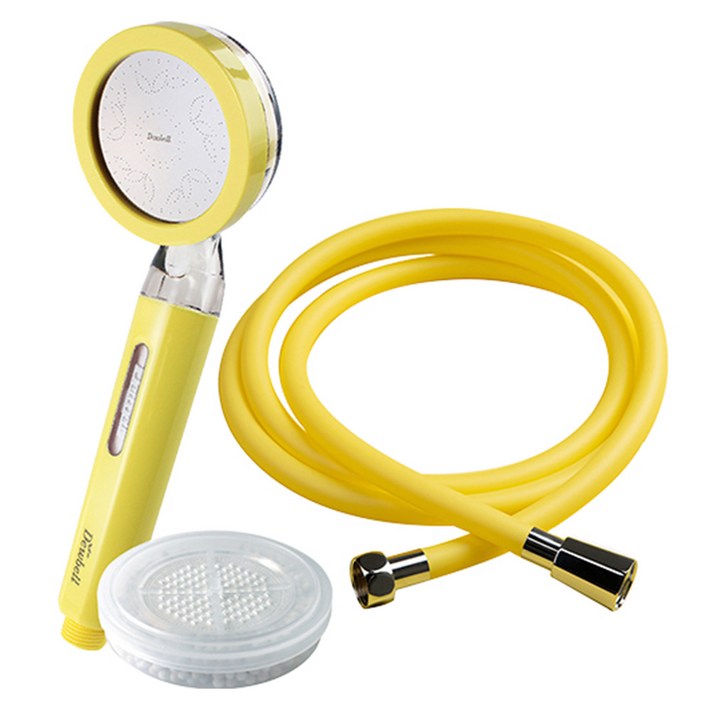 듀벨 와이즈아이 비타민 샤워기  샤워호스 2m