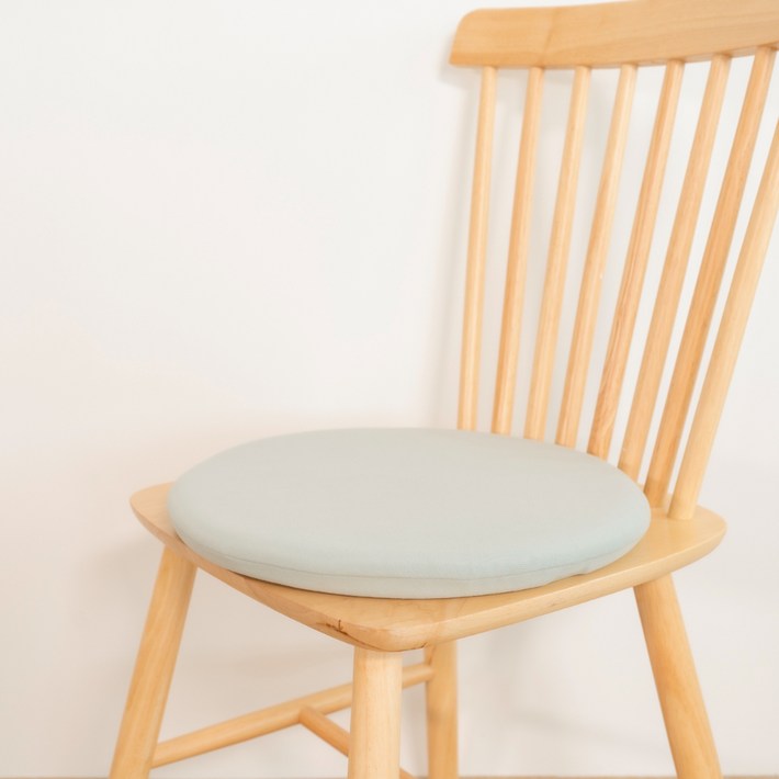 니뜰리히 메모리폼 원형 둥근 벤치 의자 식탁 두꺼운 푹신한 방석