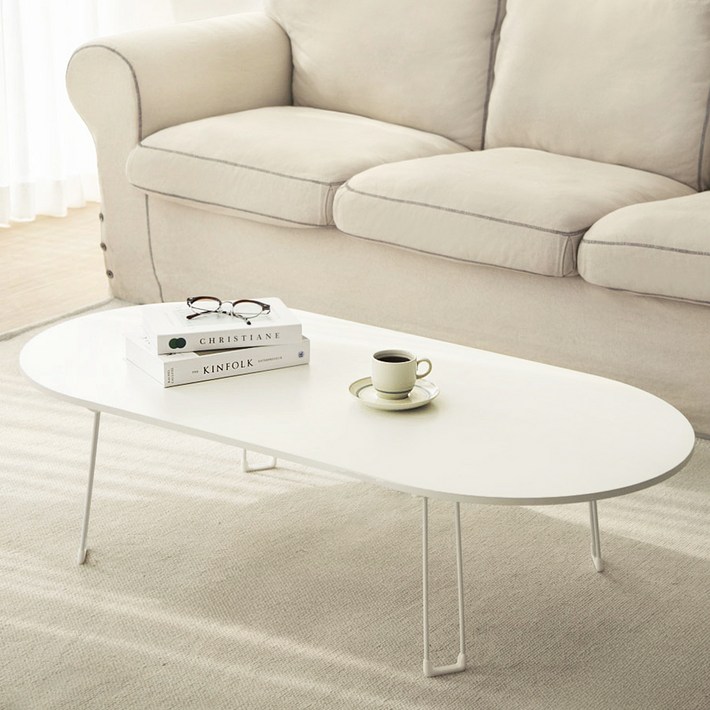 코멧 홈 국내생산 7파이 1200600 LPM 타원형 접이식 매트 테이블