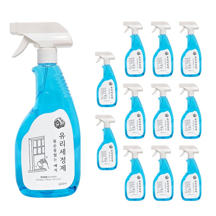 월드크린 불순물 없는 유리세정제, 600ml, 12개 월드크린 불순물 없는 유리세정제, 600ml, 12개