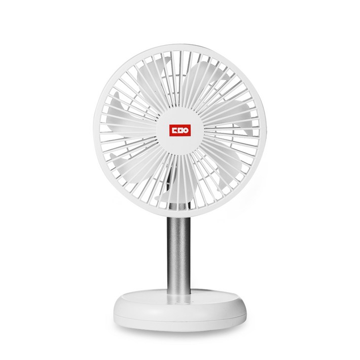 더모아 탁상용 무선 선풍기, 화이트, DMARC06USB