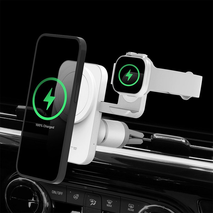 벤딕트 프로 맥콤보 차량용 무선 충전거치대 VP001W, 단일 색상, VP001W