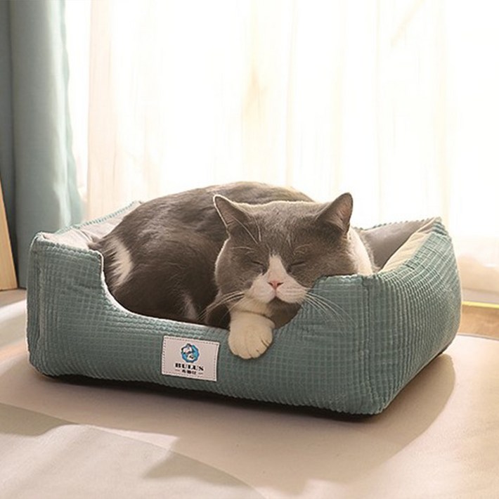 요기쏘 반려동물 극세사 코듀로이 쿠션, 혼합색상 요기쏘 반려동물 극세사 코듀로이 쿠션, 혼합색상